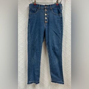 Express Size 6 Super High Rise Mom Jean